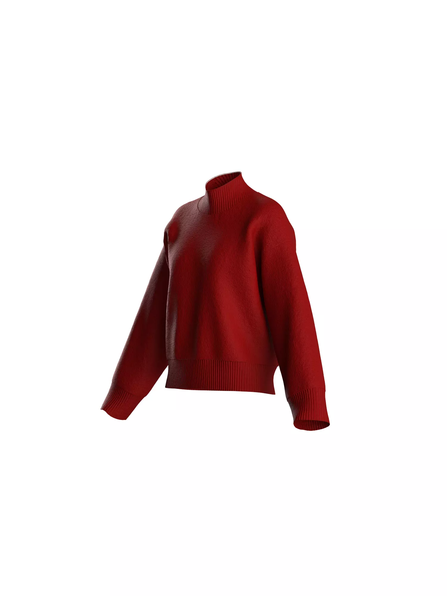 FEMALE KNIT JUMPER 3D model_28