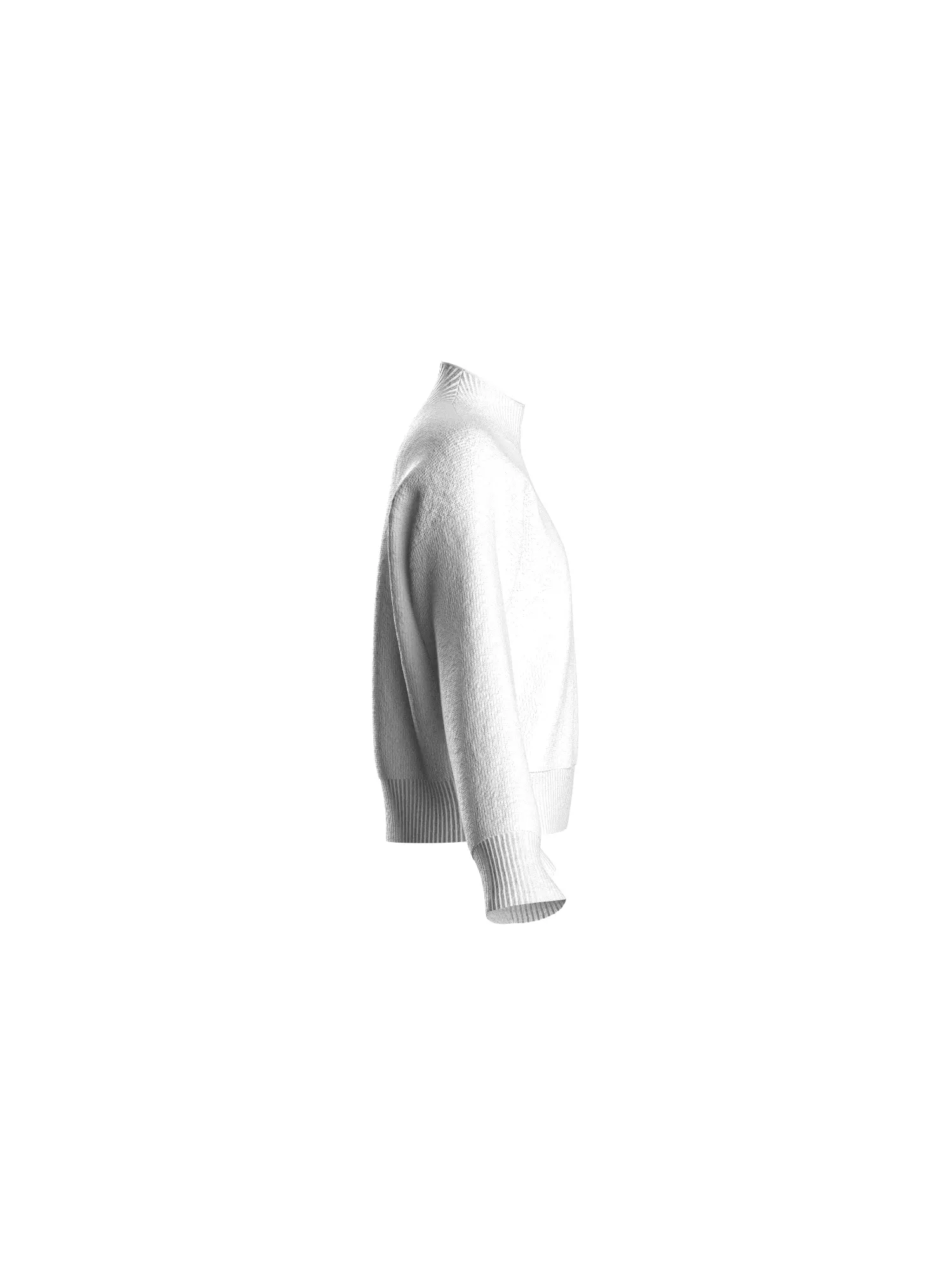 FEMALE KNIT JUMPER 3D model_2