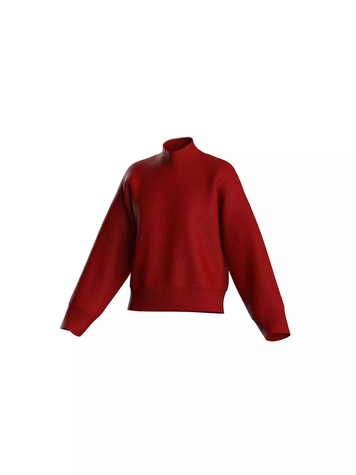 FEMALE KNIT JUMPER 3D model_31
