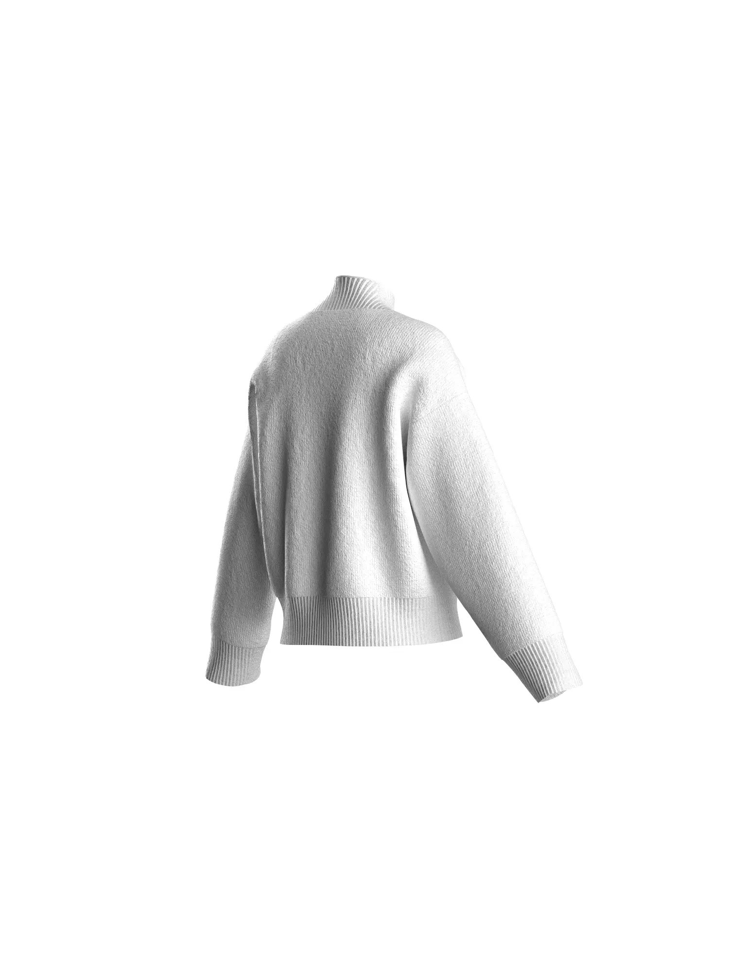 FEMALE KNIT JUMPER 3D model_3