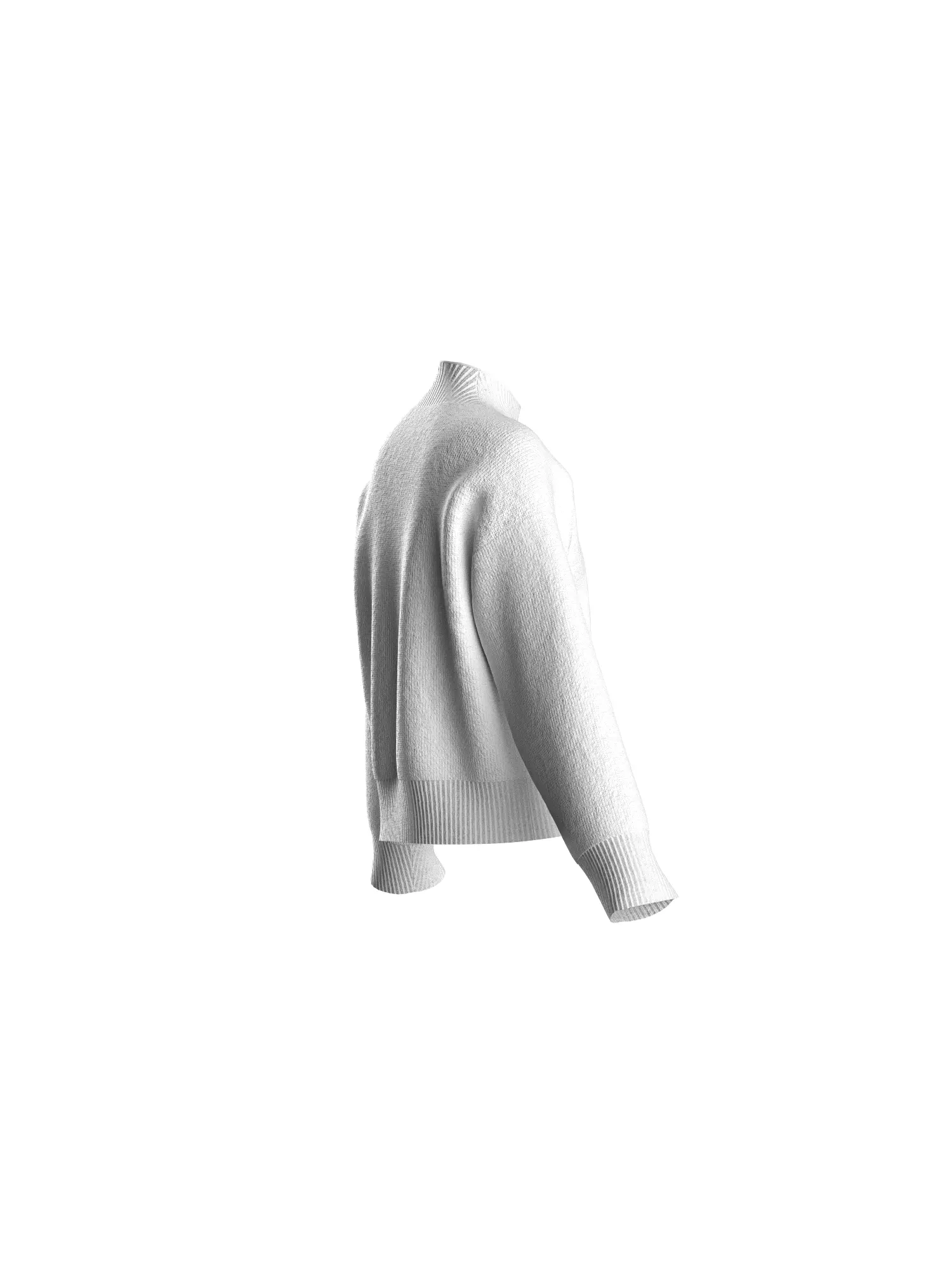 FEMALE KNIT JUMPER 3D model_4