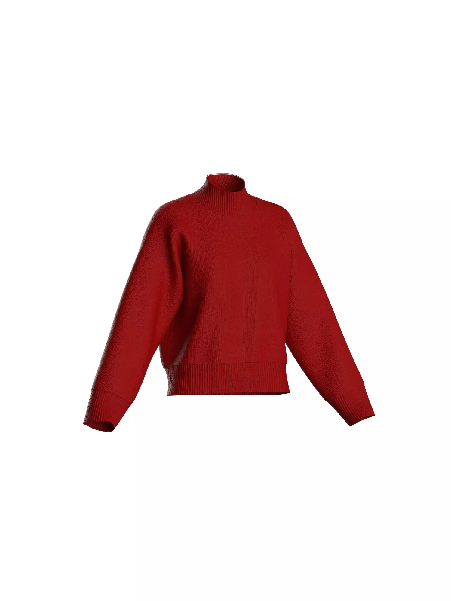 FEMALE KNIT JUMPER 3D model_16