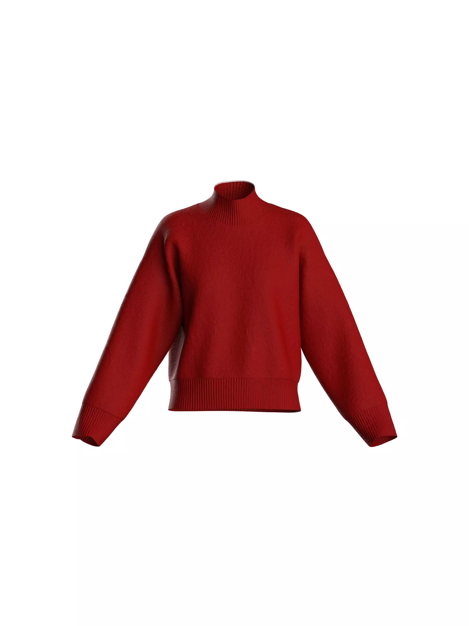 FEMALE KNIT JUMPER 3D model_30