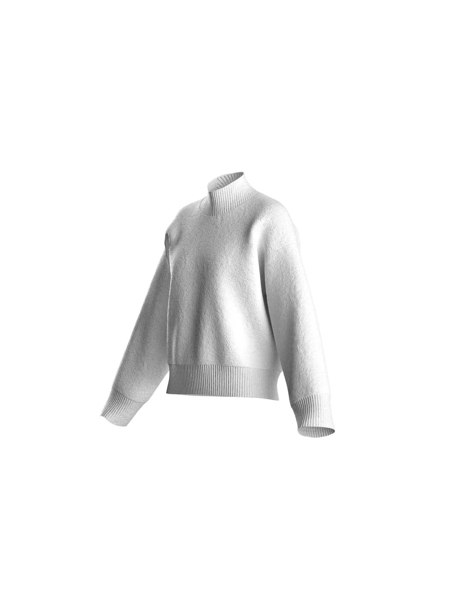 FEMALE KNIT JUMPER 3D model_13