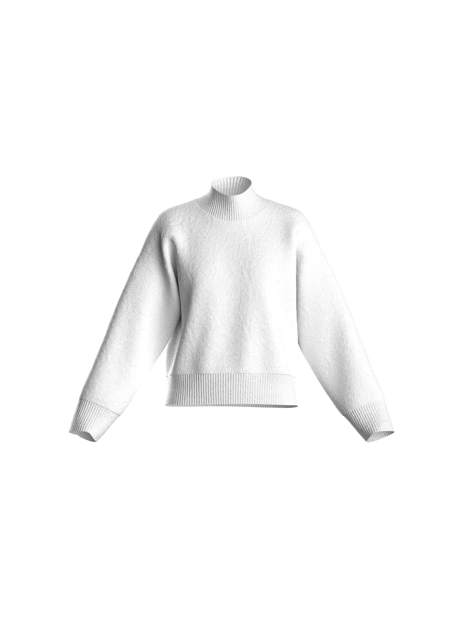 FEMALE KNIT JUMPER 3D model_10