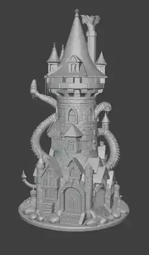 Wizard Castle Miniature Fantasy Magical Towers
