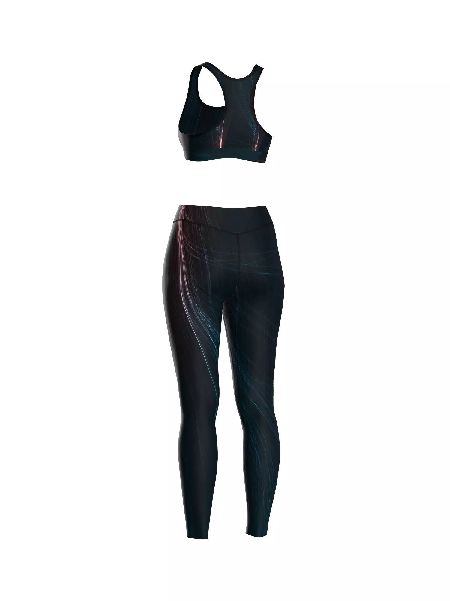 Female Sport Wear 3D model_12