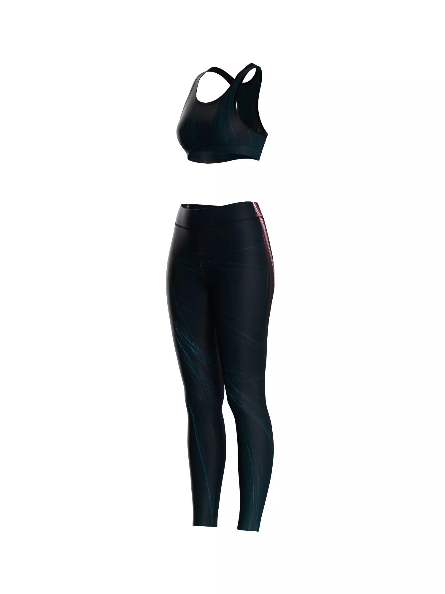 Female Sport Wear 3D model_13