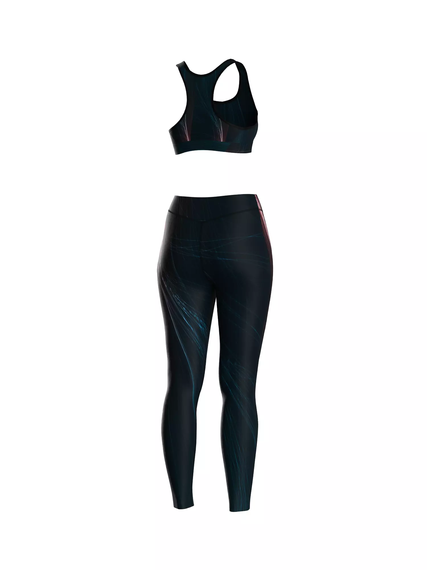 Female Sport Wear 3D model_2