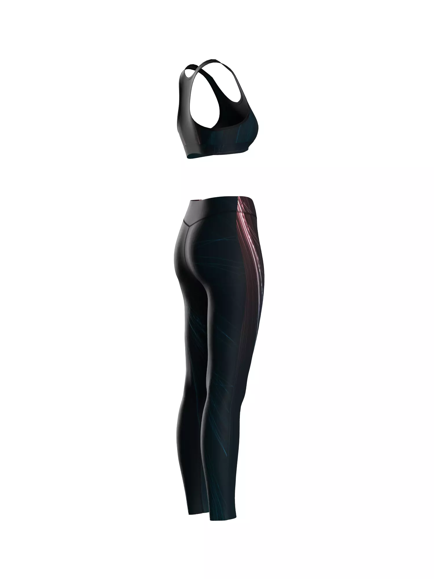 Female Sport Wear 3D model_5