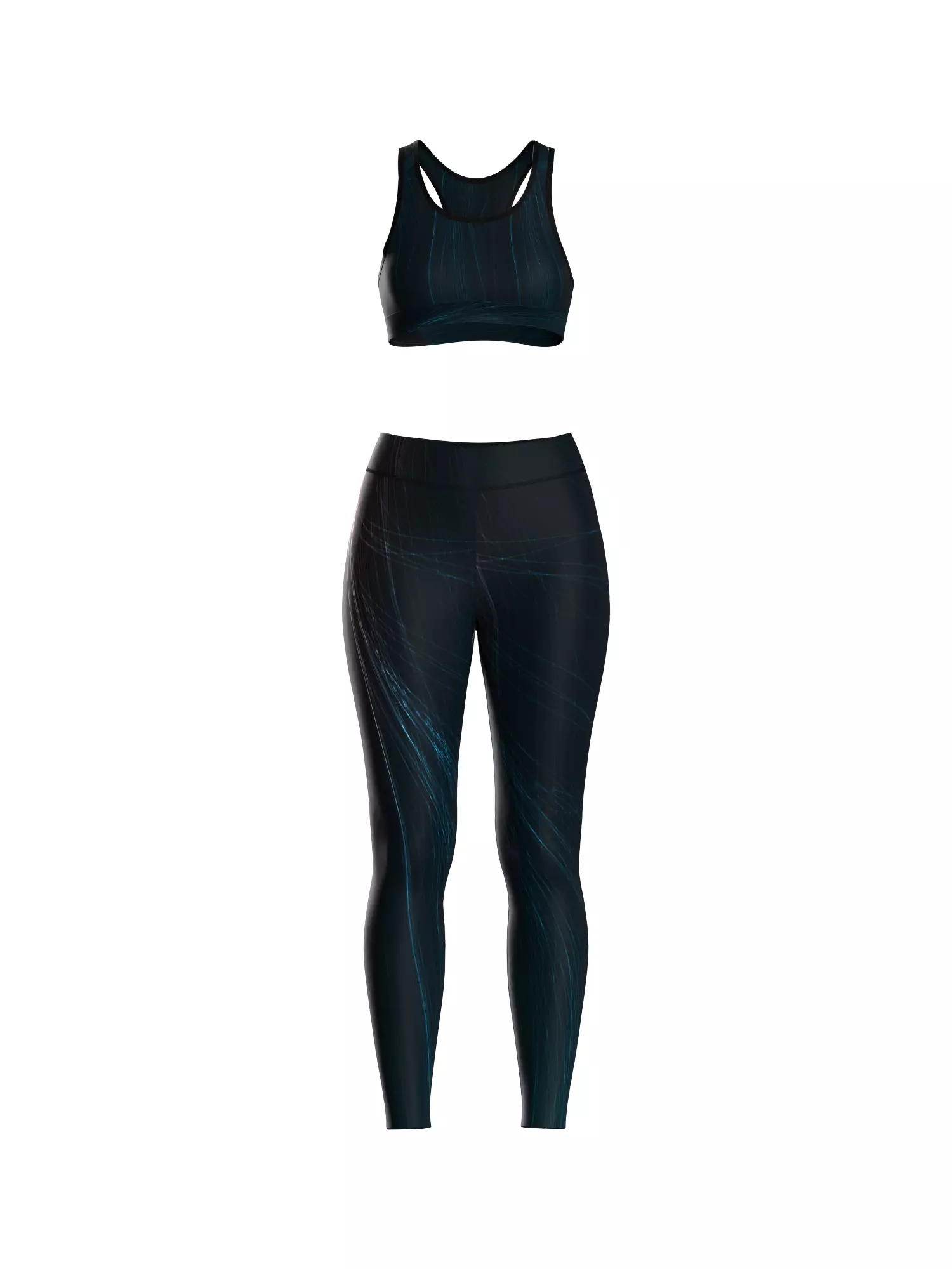 Female Sport Wear 3D model_1