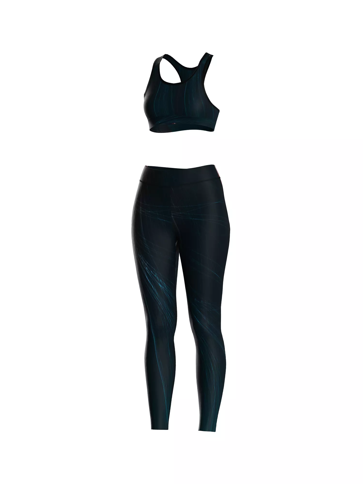 Female Sport Wear 3D model_16