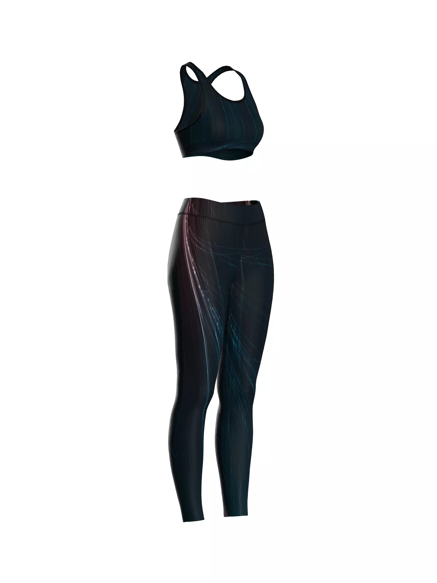 Female Sport Wear 3D model_4