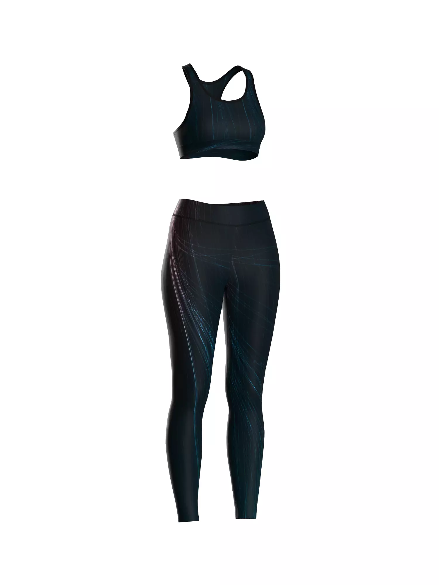 Female Sport Wear 3D model_8