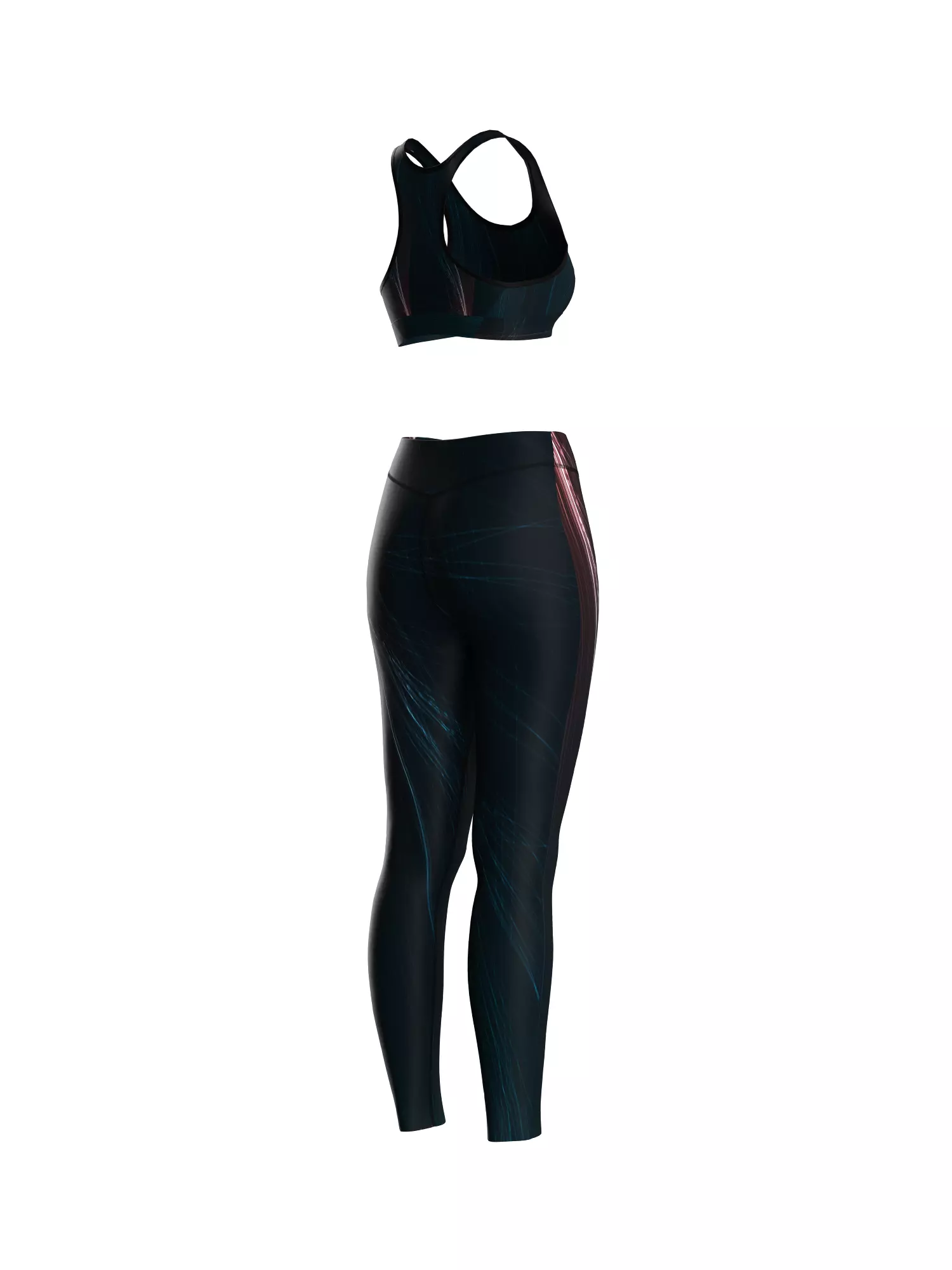 Female Sport Wear 3D model_7