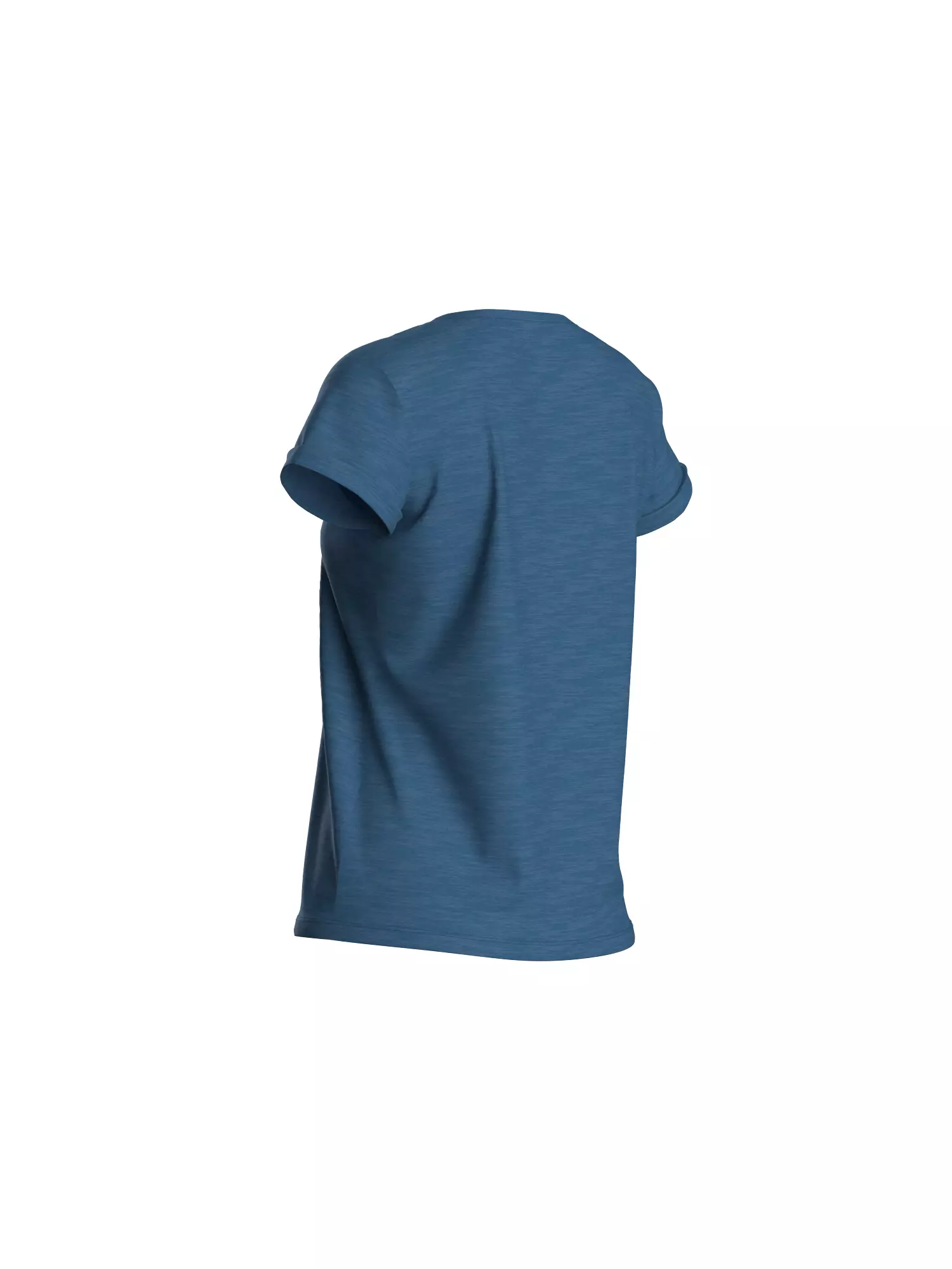 Female Tshirt 3D model_30