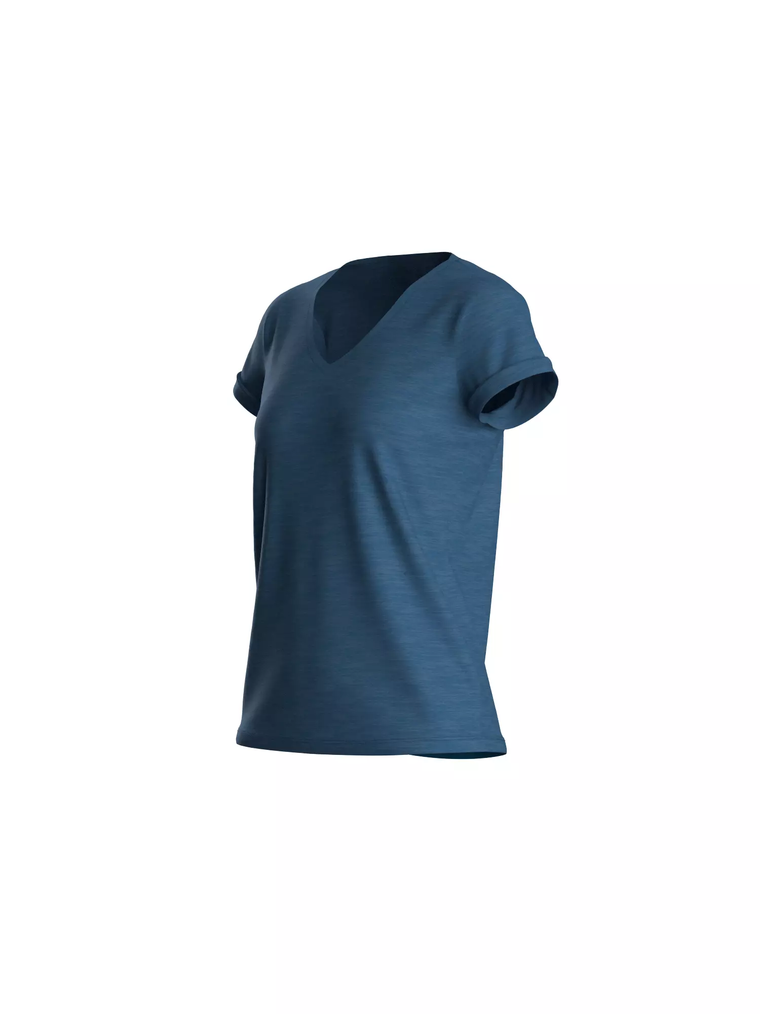 Female Tshirt 3D model_31