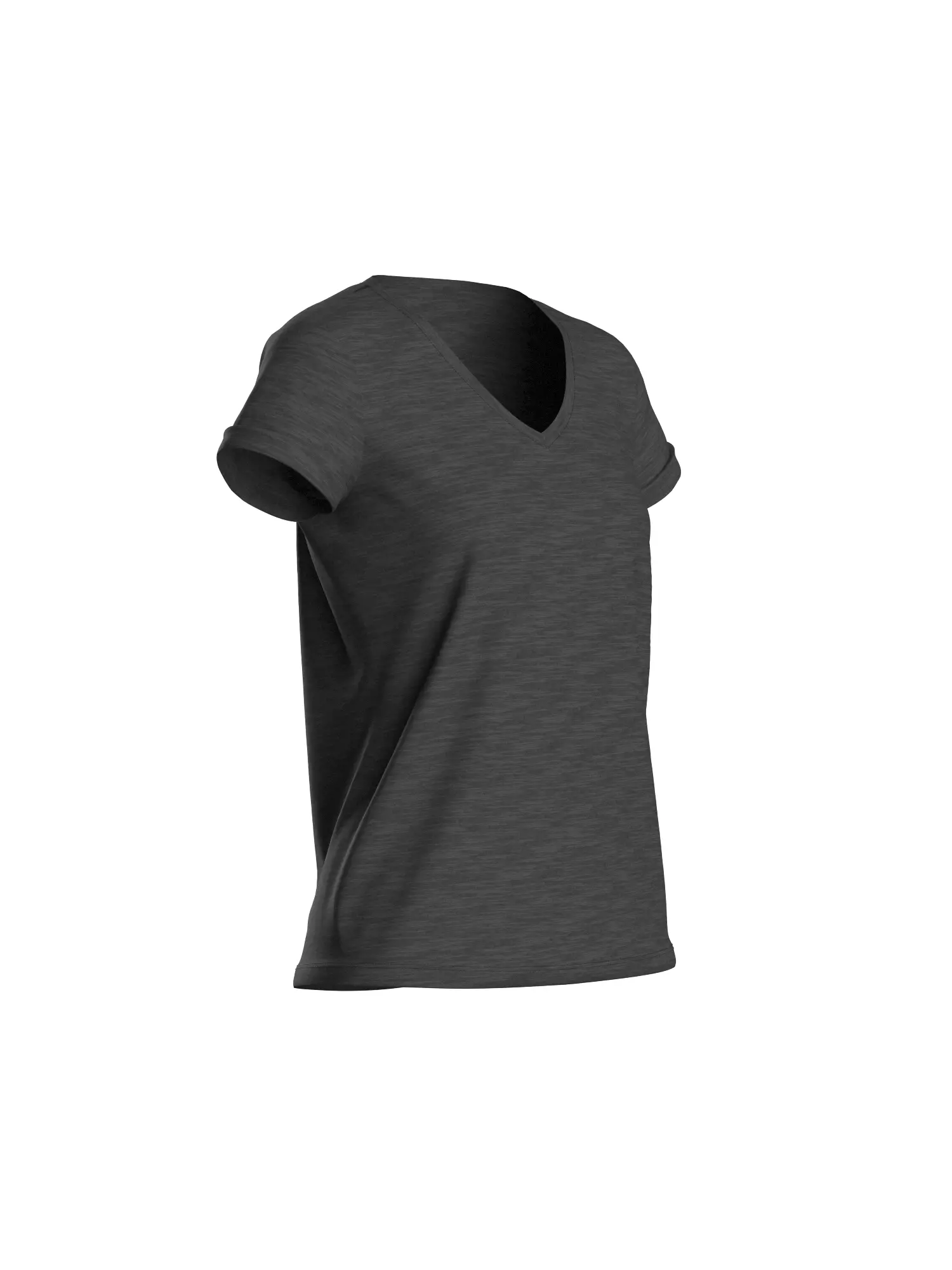 Female Tshirt 3D model_34