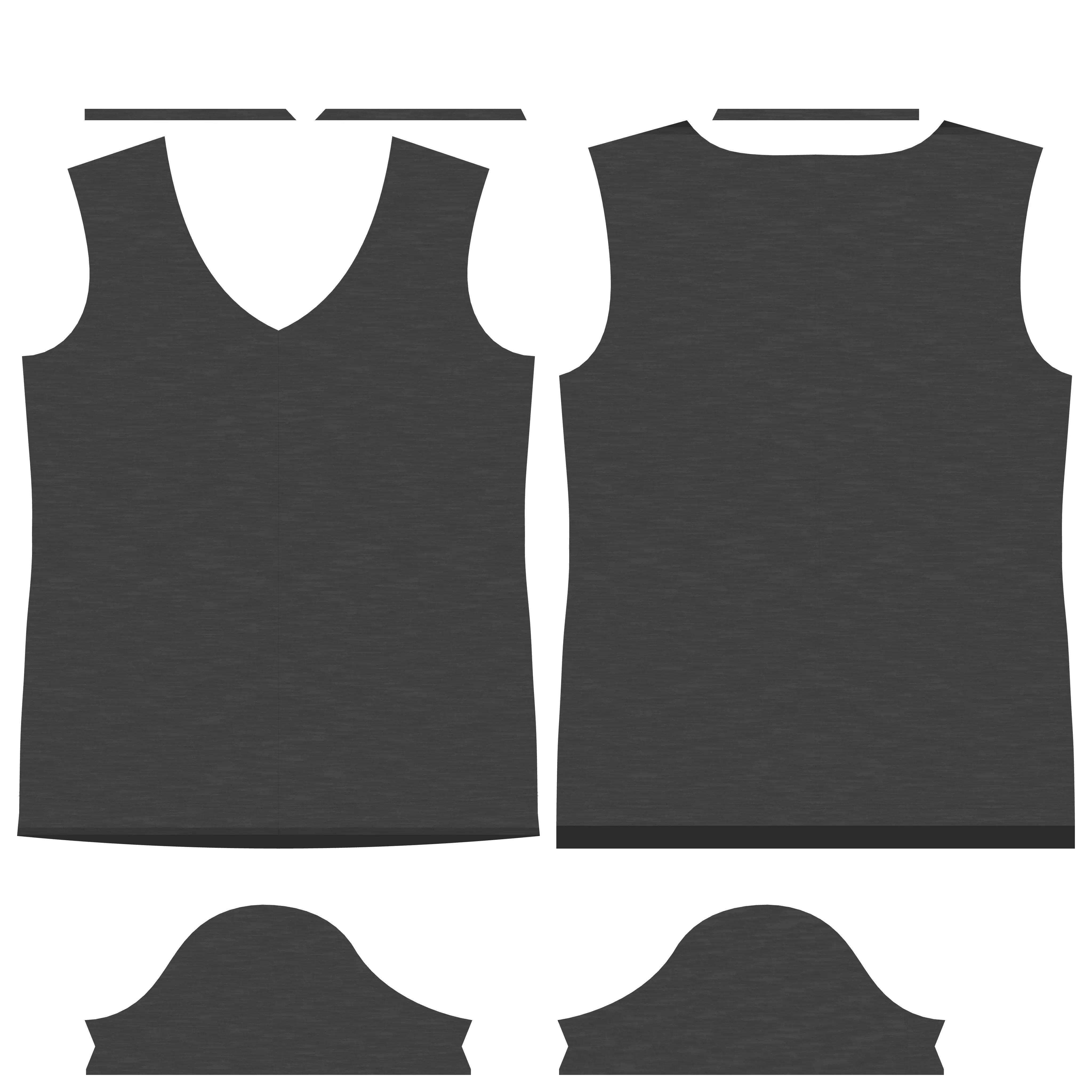 Female Tshirt 3D model_49