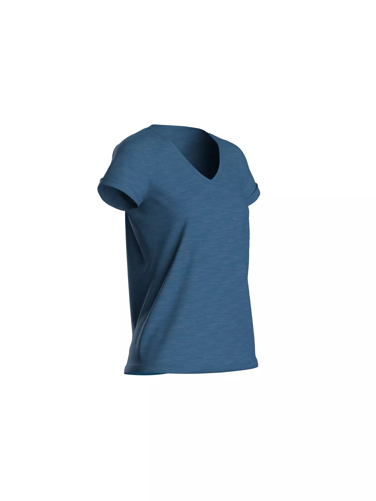 Female Tshirt 3D model_20