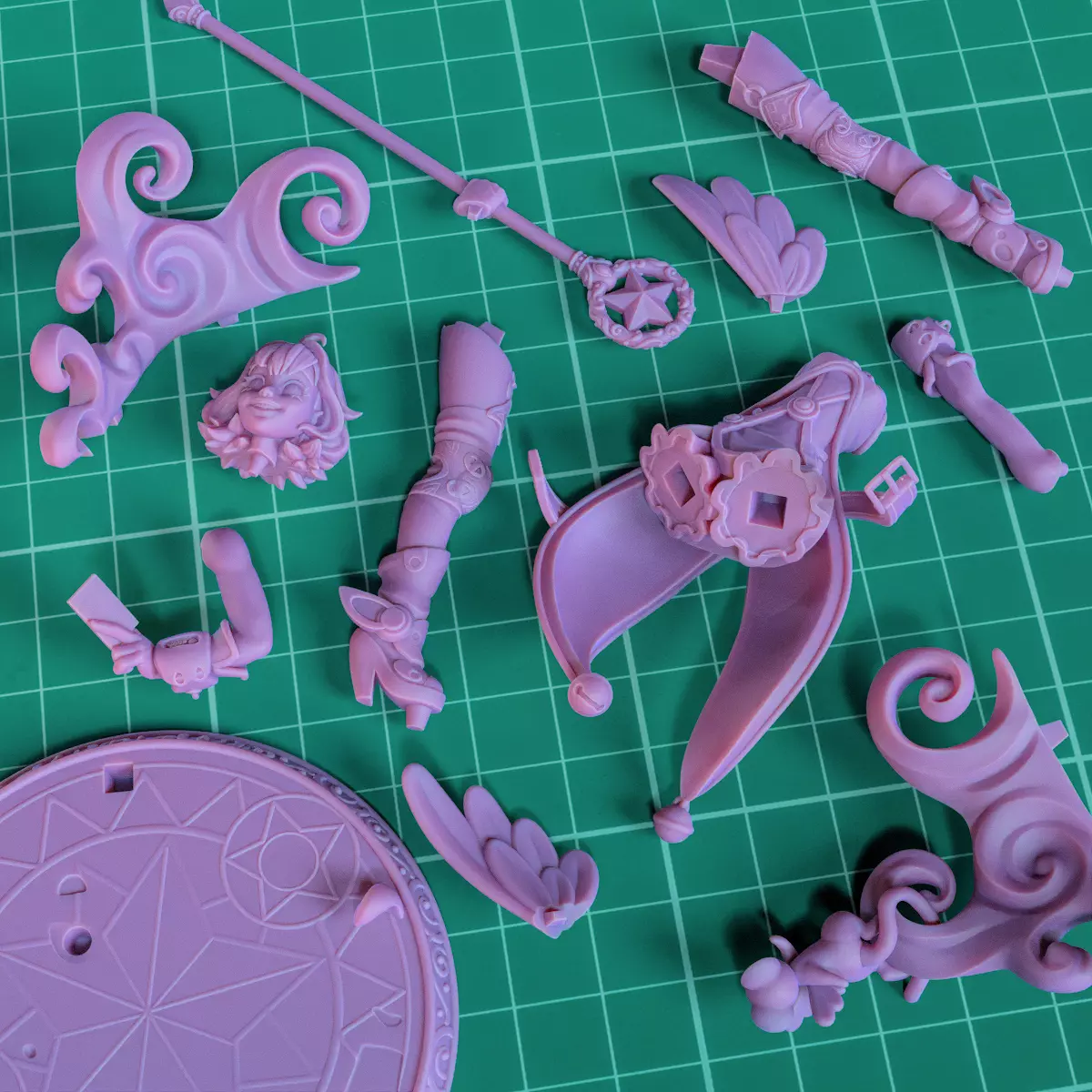 Sakura Cardcaptor - Fan art - 120mm 3D print model_5