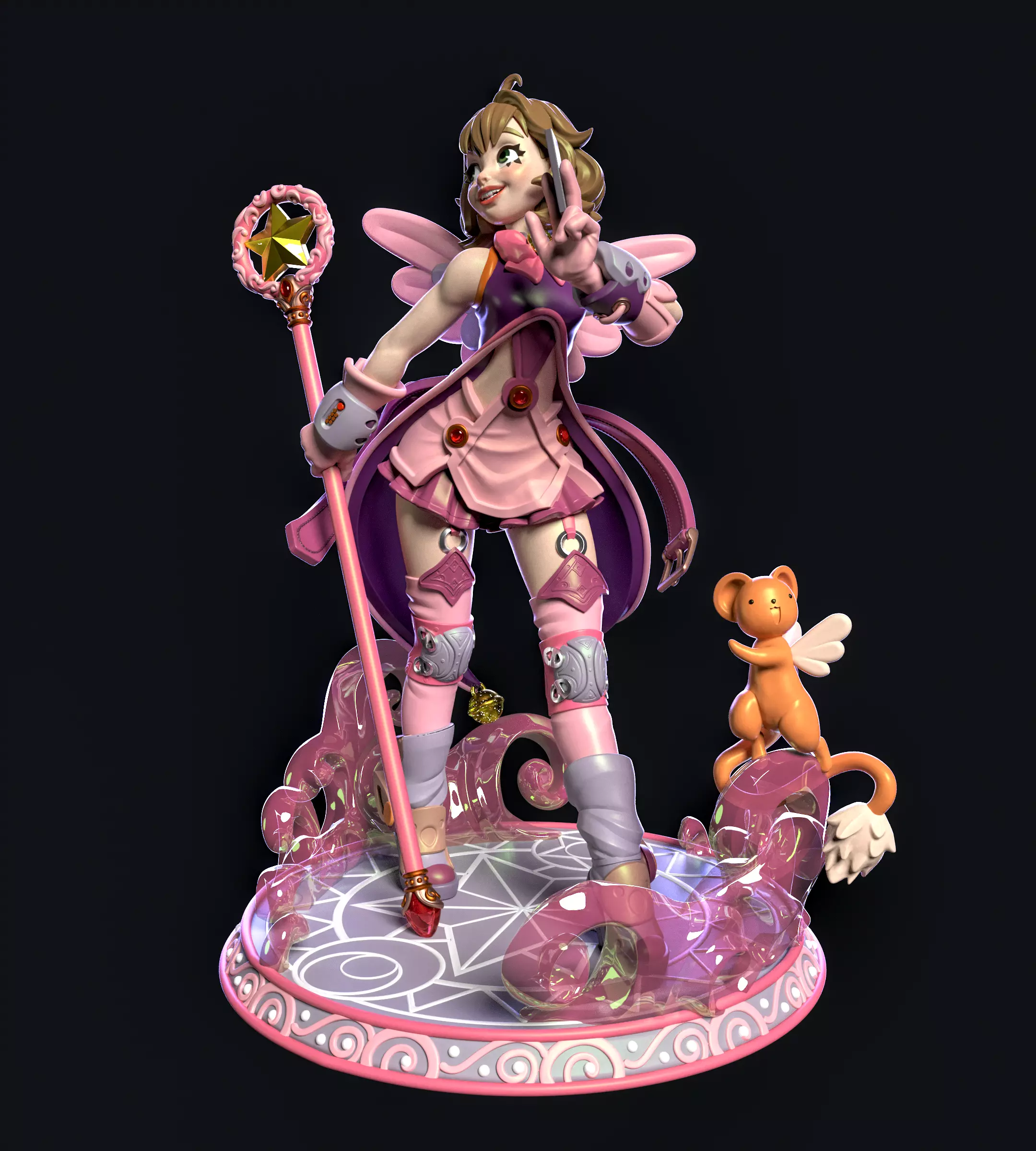 Sakura Cardcaptor - Fan art - 120mm 3D print model_4
