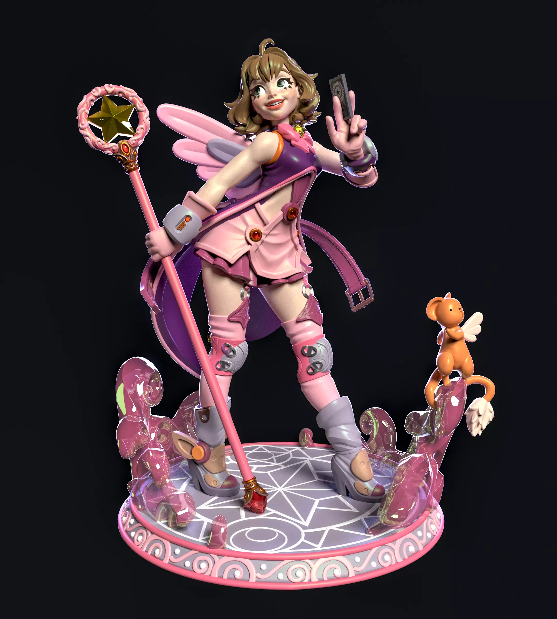 Sakura Cardcaptor - Fan art - 120mm 3D print model_2