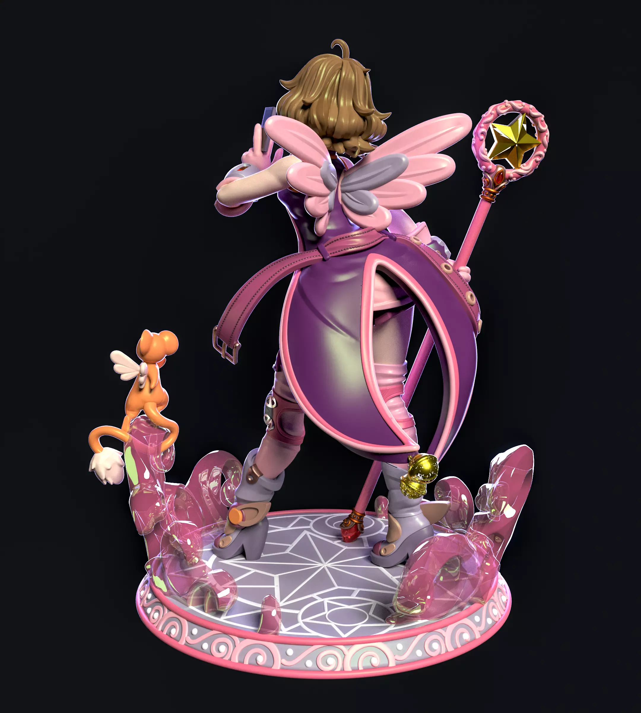 Sakura Cardcaptor - Fan art - 120mm 3D print model_3