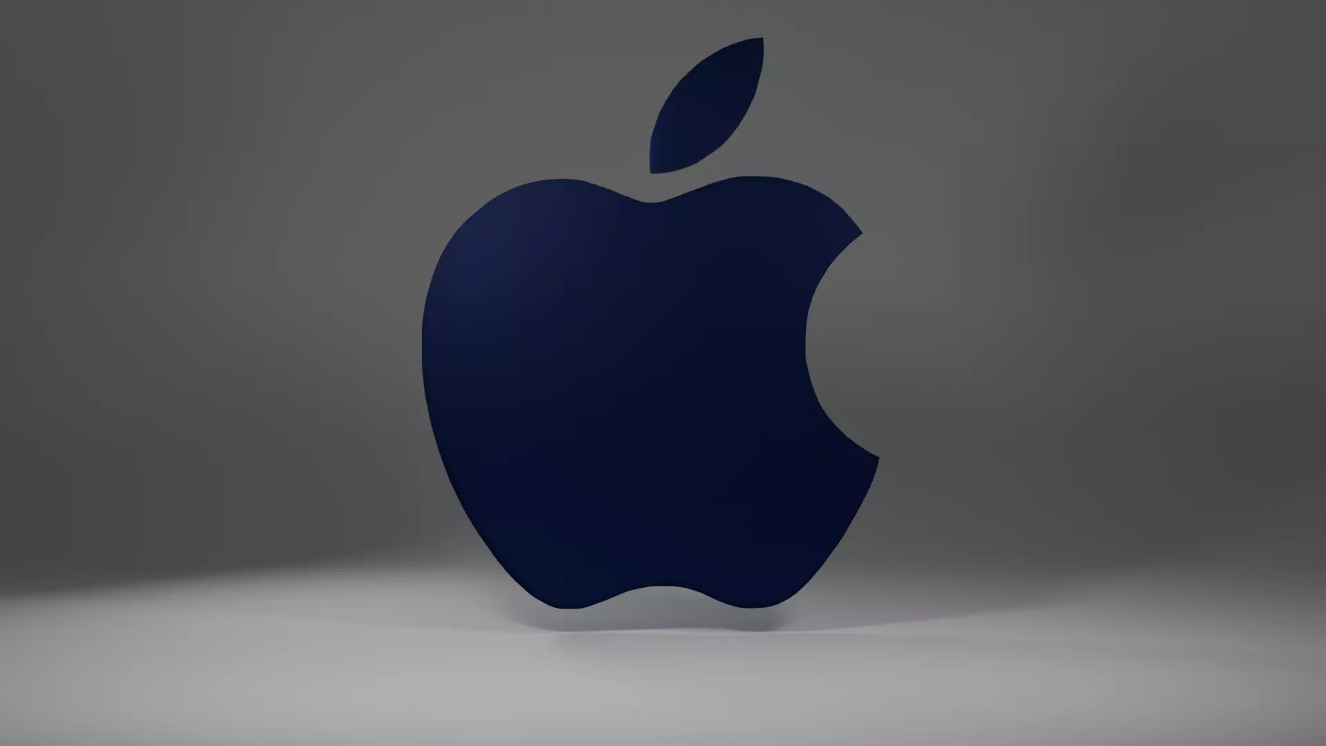 apple logo 3D print model_0