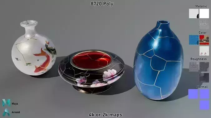 Kintsugi Vases 