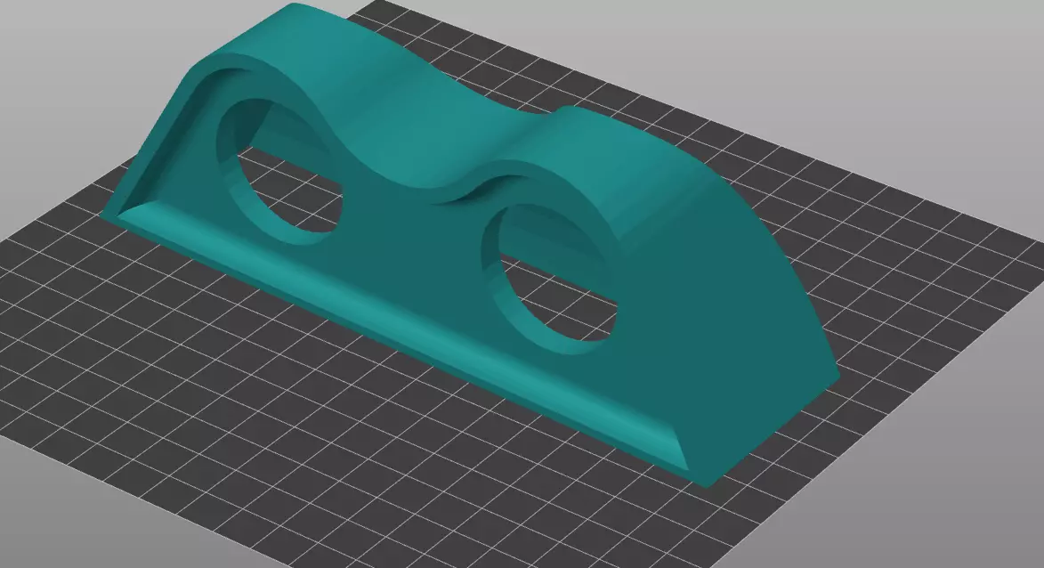 Porta manometro auto  3D print model_1