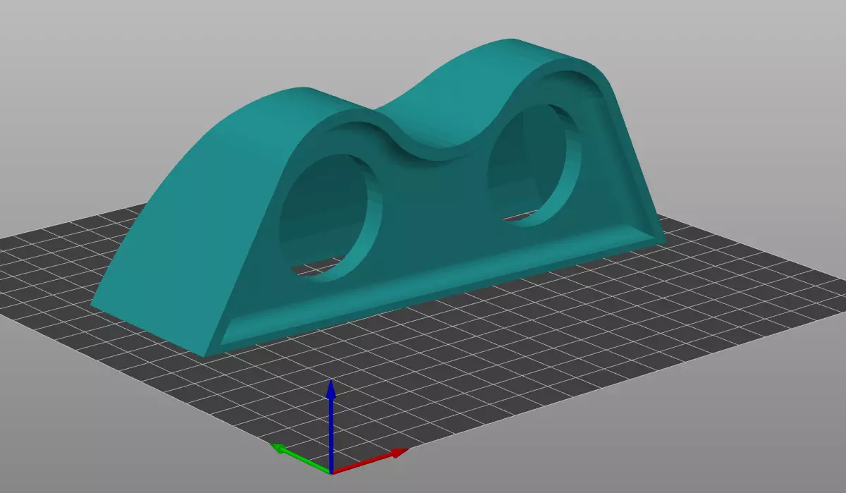 Porta manometro auto  3D print model_0