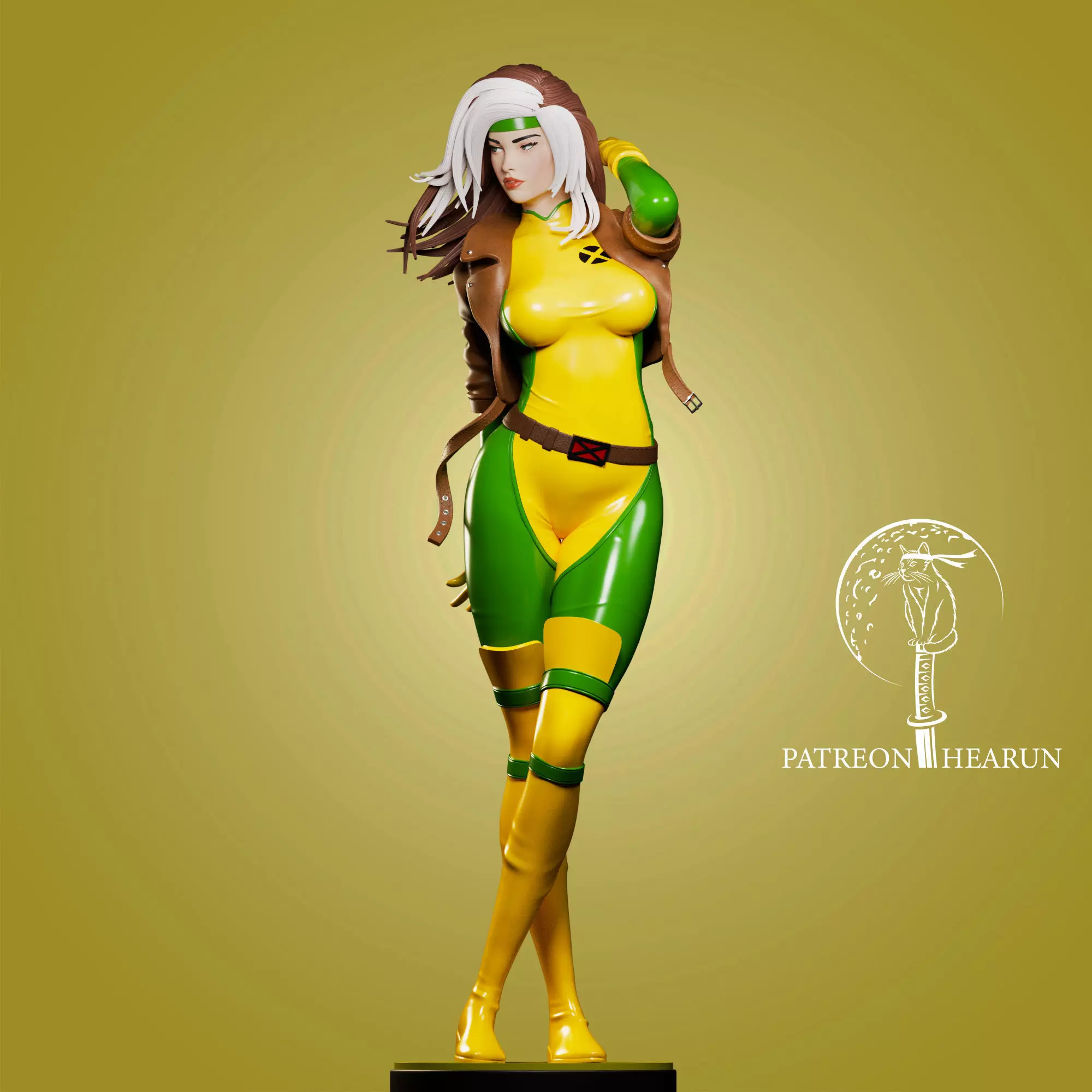 Rogue X Men Ready For 3D Printing 3D print model_3