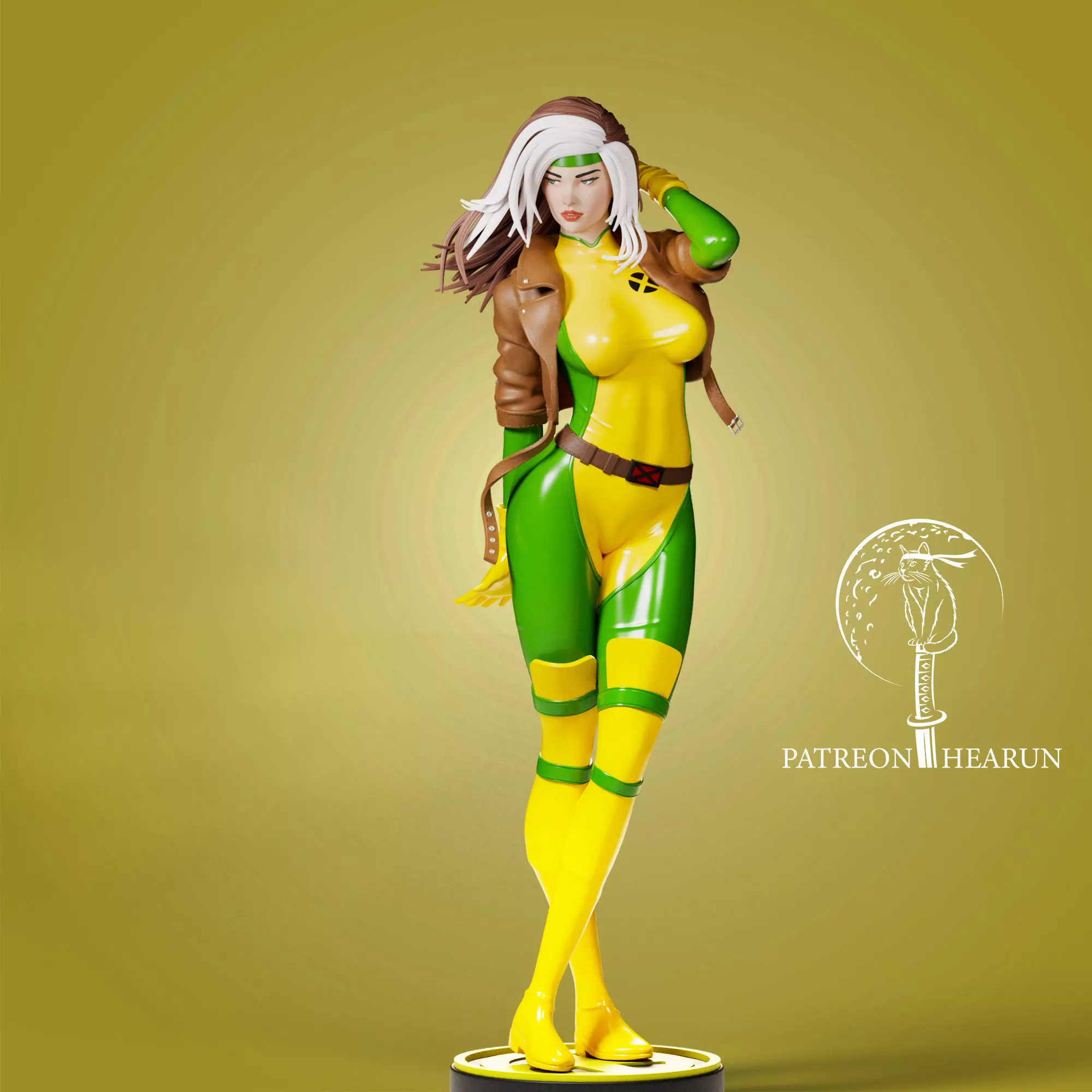 Rogue X Men Ready For 3D Printing 3D print model_5