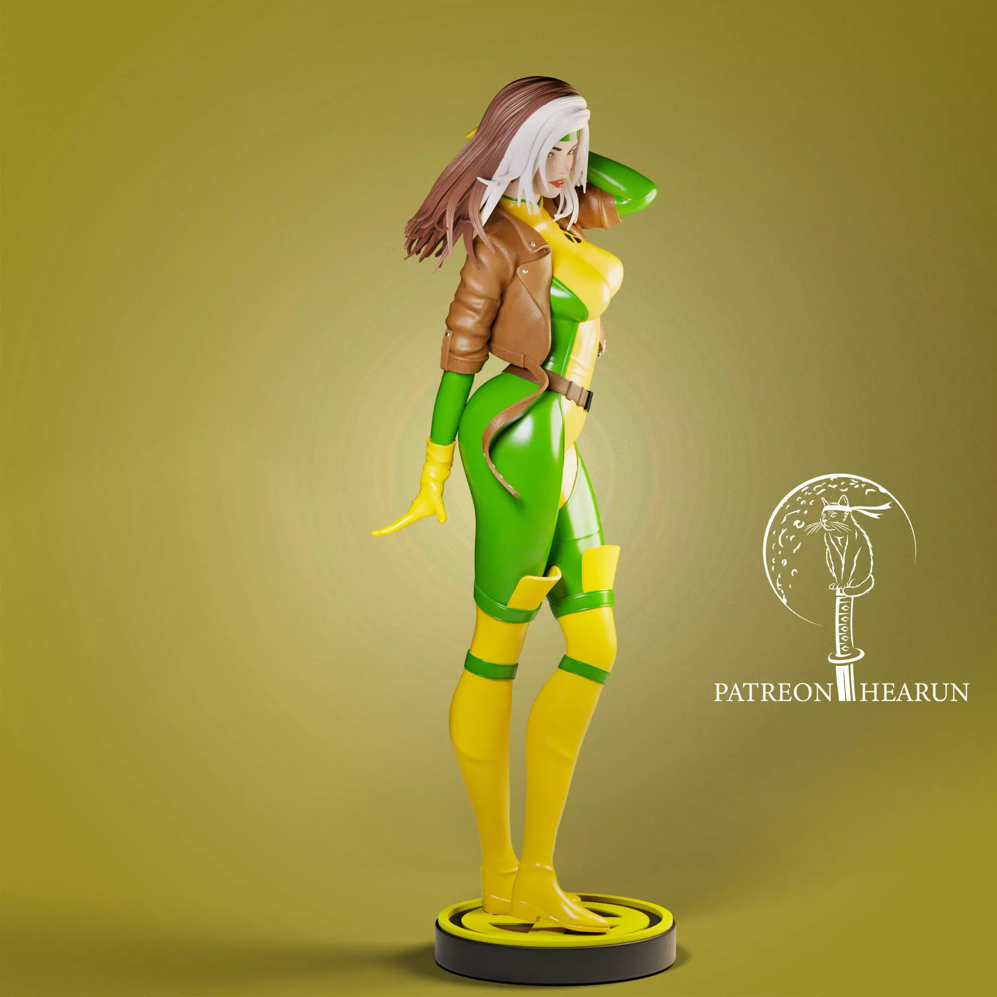 Rogue X Men Ready For 3D Printing 3D print model_2