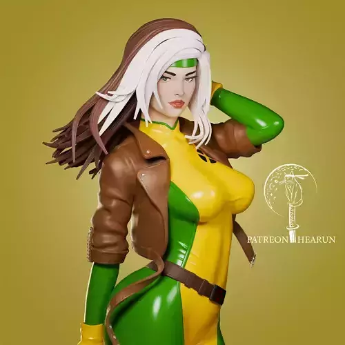 Rogue X Men Ready For 3D Printing
