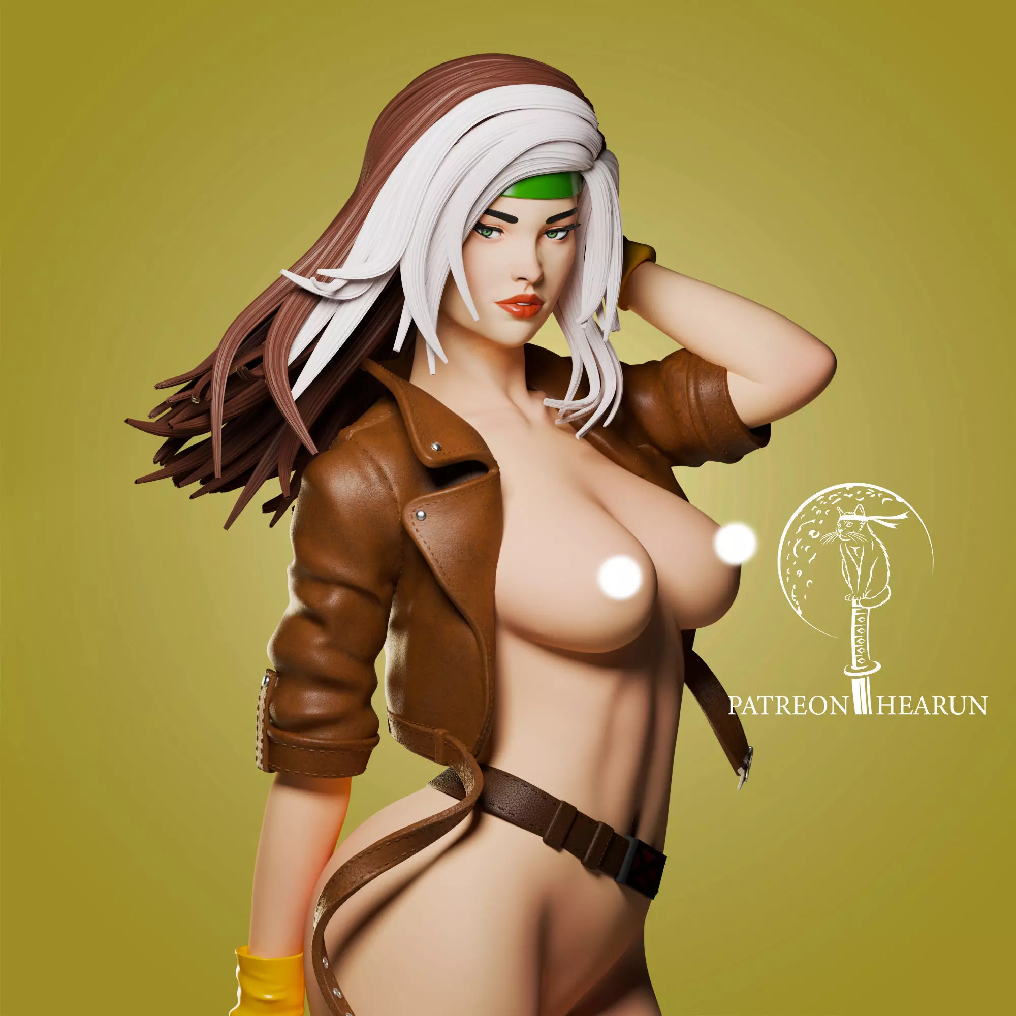 Rogue X Men Ready For 3D Printing 3D print model_7