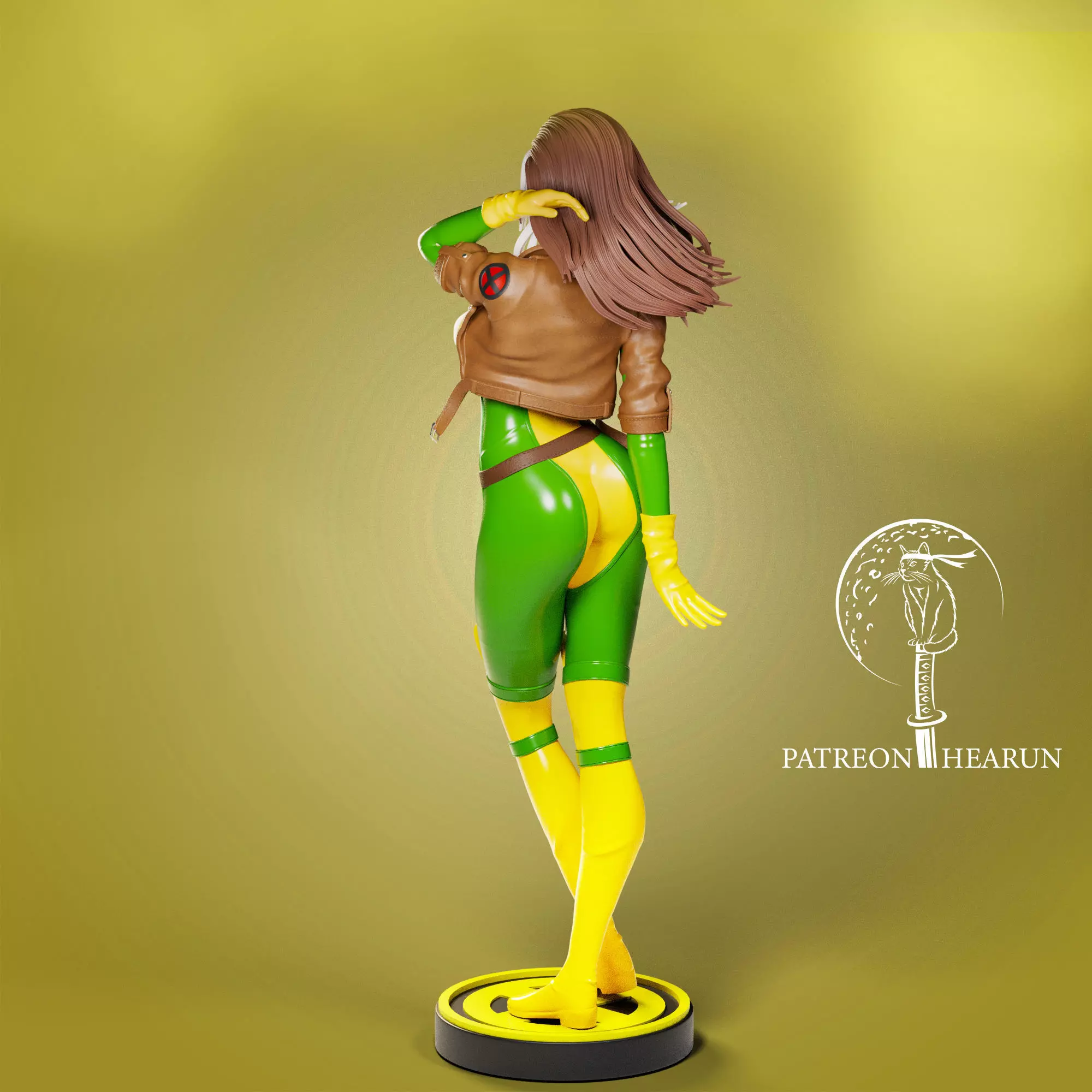 Rogue X Men Ready For 3D Printing 3D print model_6