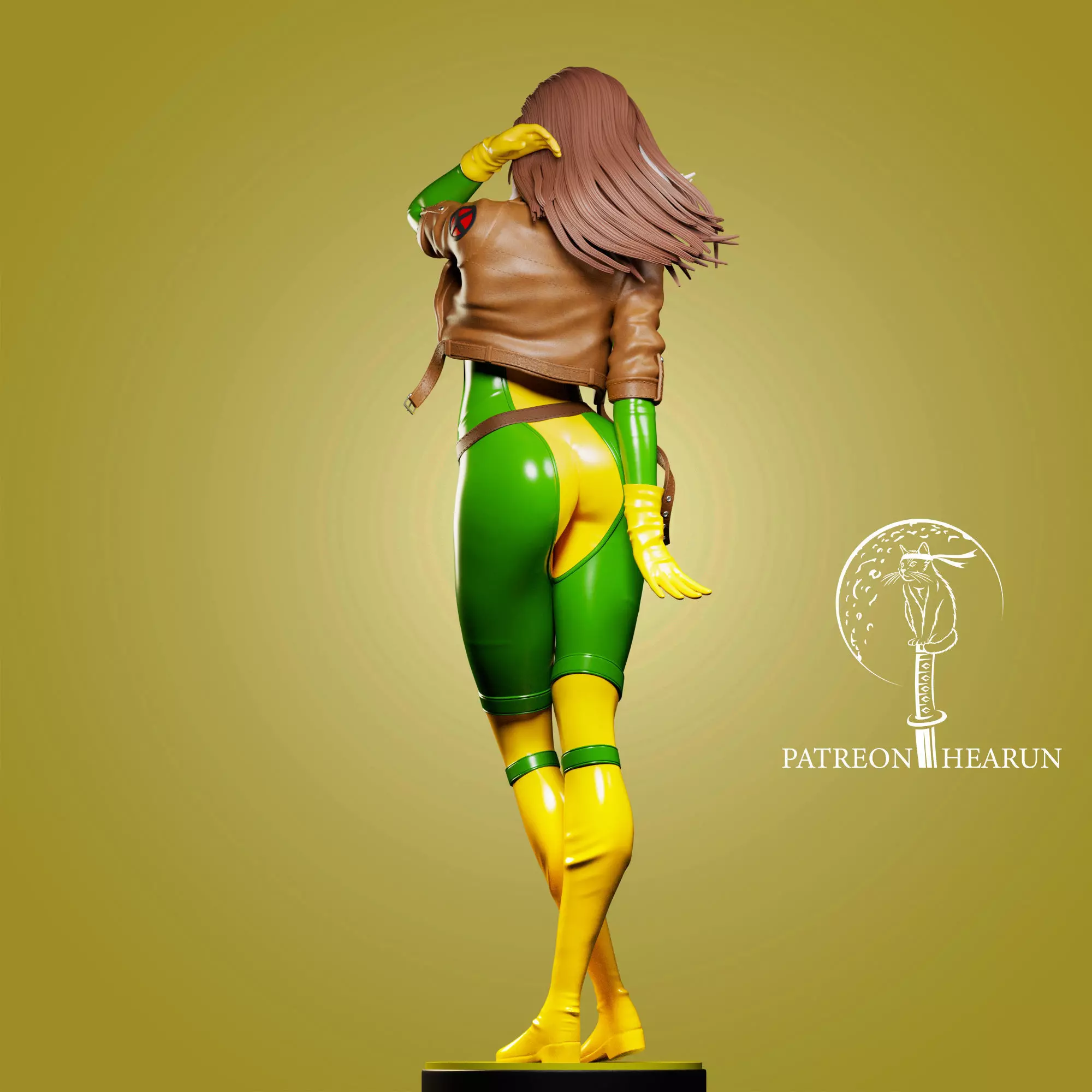 Rogue X Men Ready For 3D Printing 3D print model_4