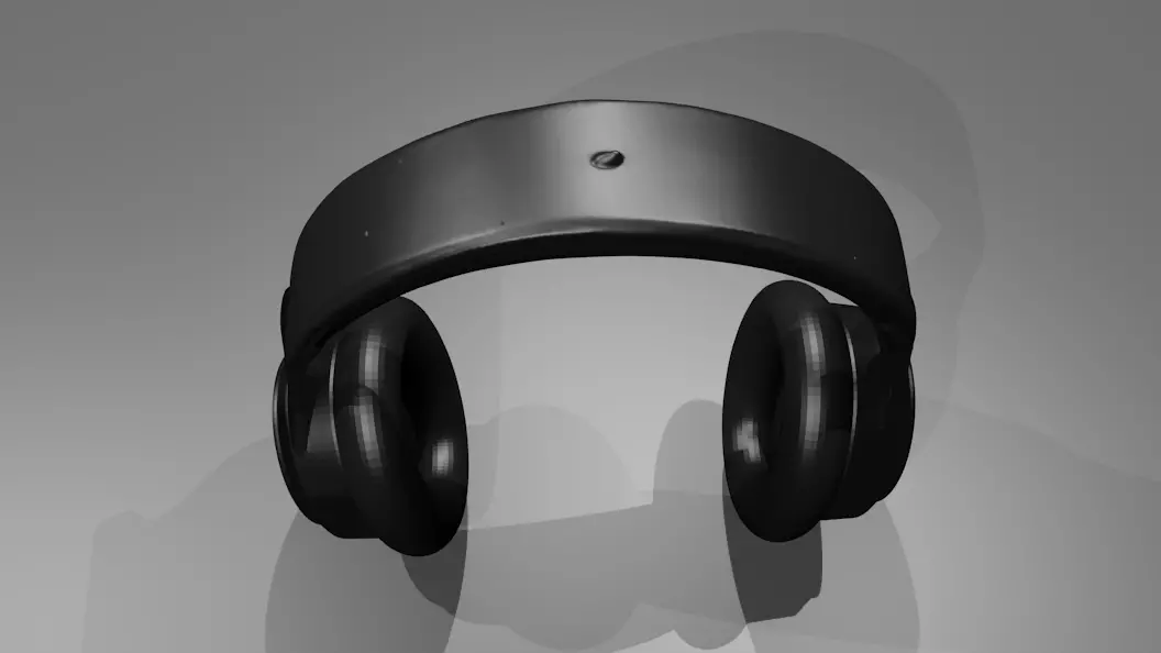 Bluetooth headset  3D model_3