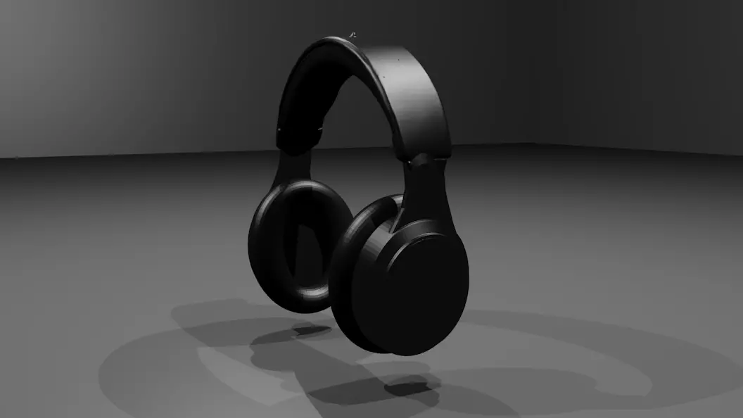 Bluetooth headset  3D model_1