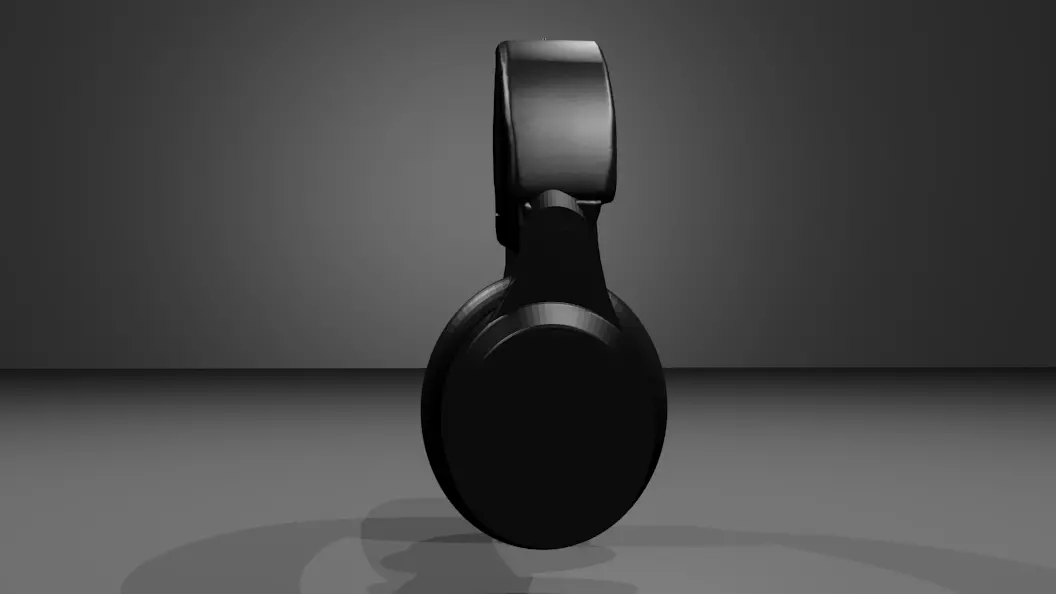 Bluetooth headset  3D model_2