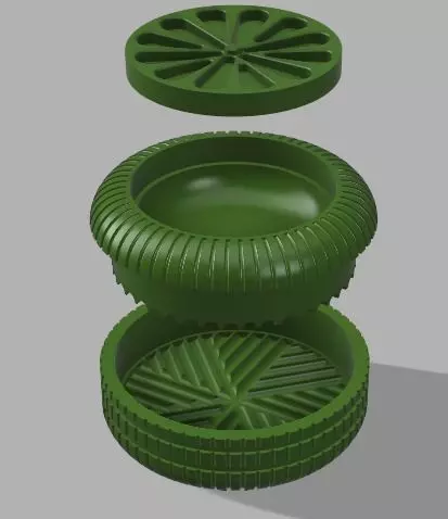 picador de hierba 3D print model