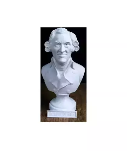 Adam Smith Bust 3D Model STL