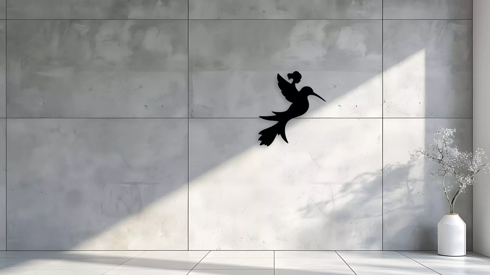 Geometric Lines Wall Decor Art 3D model_1