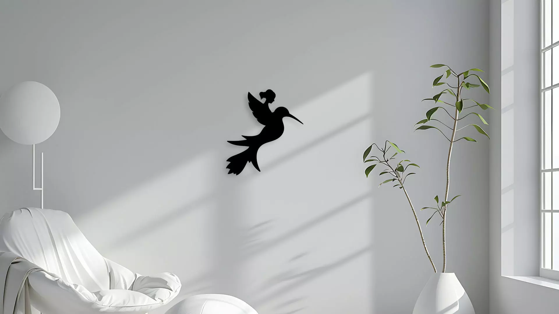 Geometric Lines Wall Decor Art 3D model_4