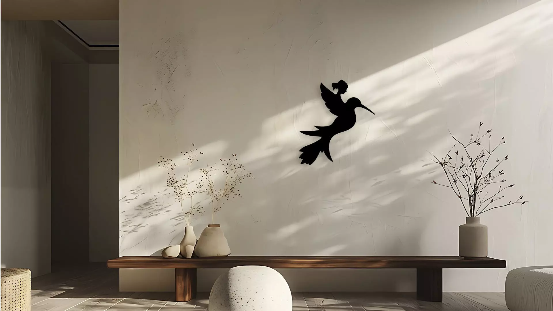 Geometric Lines Wall Decor Art 3D model_0