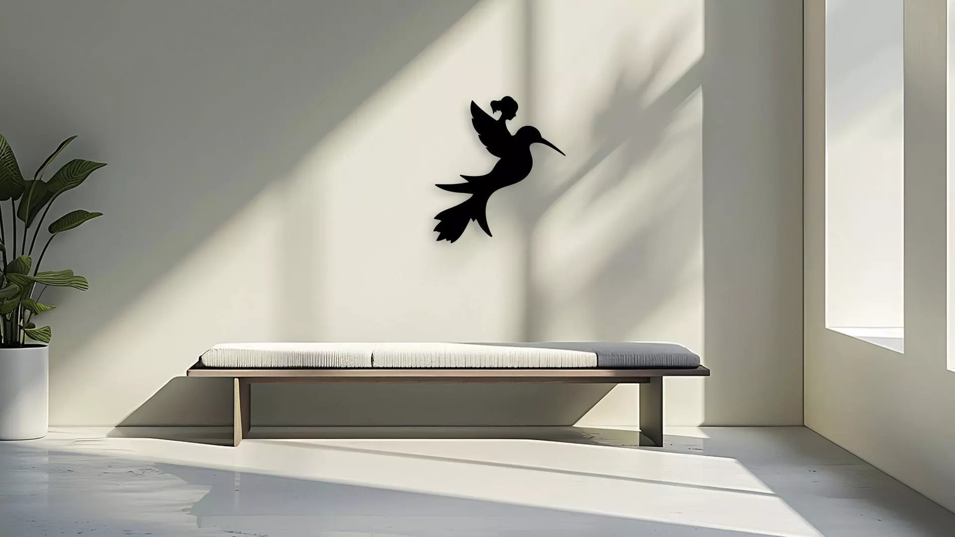 Geometric Lines Wall Decor Art 3D model_3