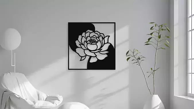 Elegant Floral Wall Decor Art