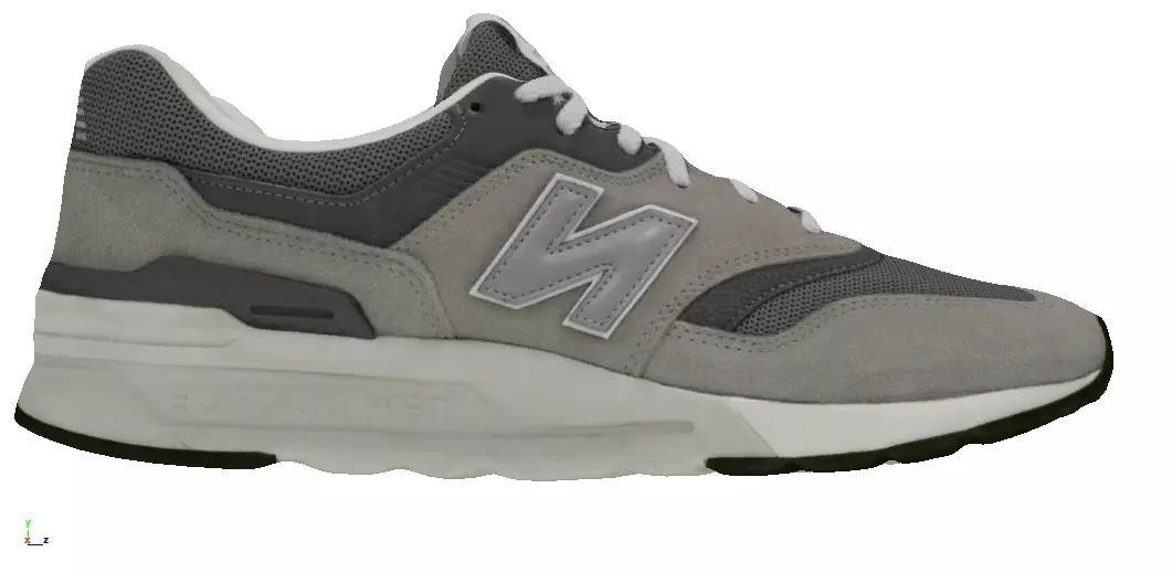 New Balance NB 997 HCA Low-poly 3D model_1
